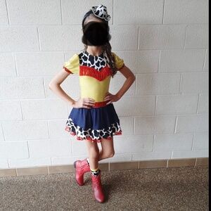 A Wish Come True Jessie Toy Story dance costume/Disney pageant girl size LC
